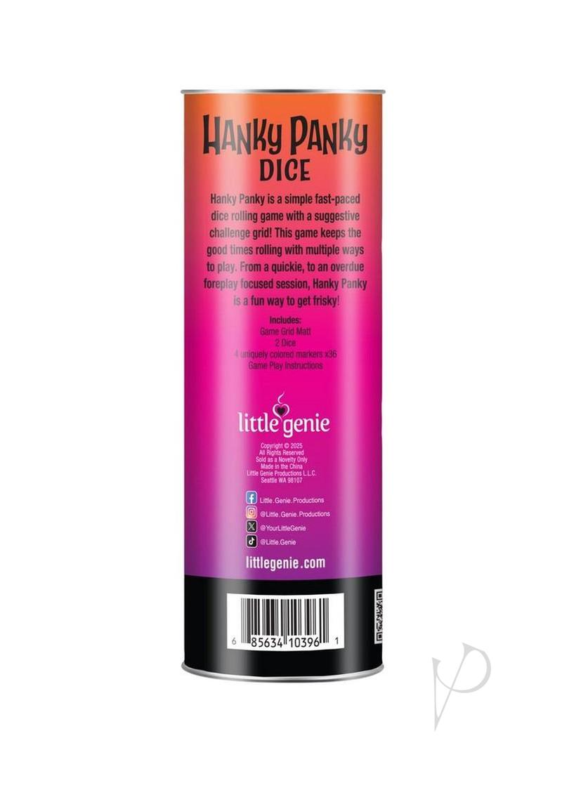 Hanky Panky Dice Game