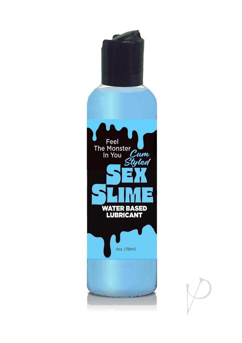 Sex Slime Cum Styled Water Based Lubricant 4oz - Blue