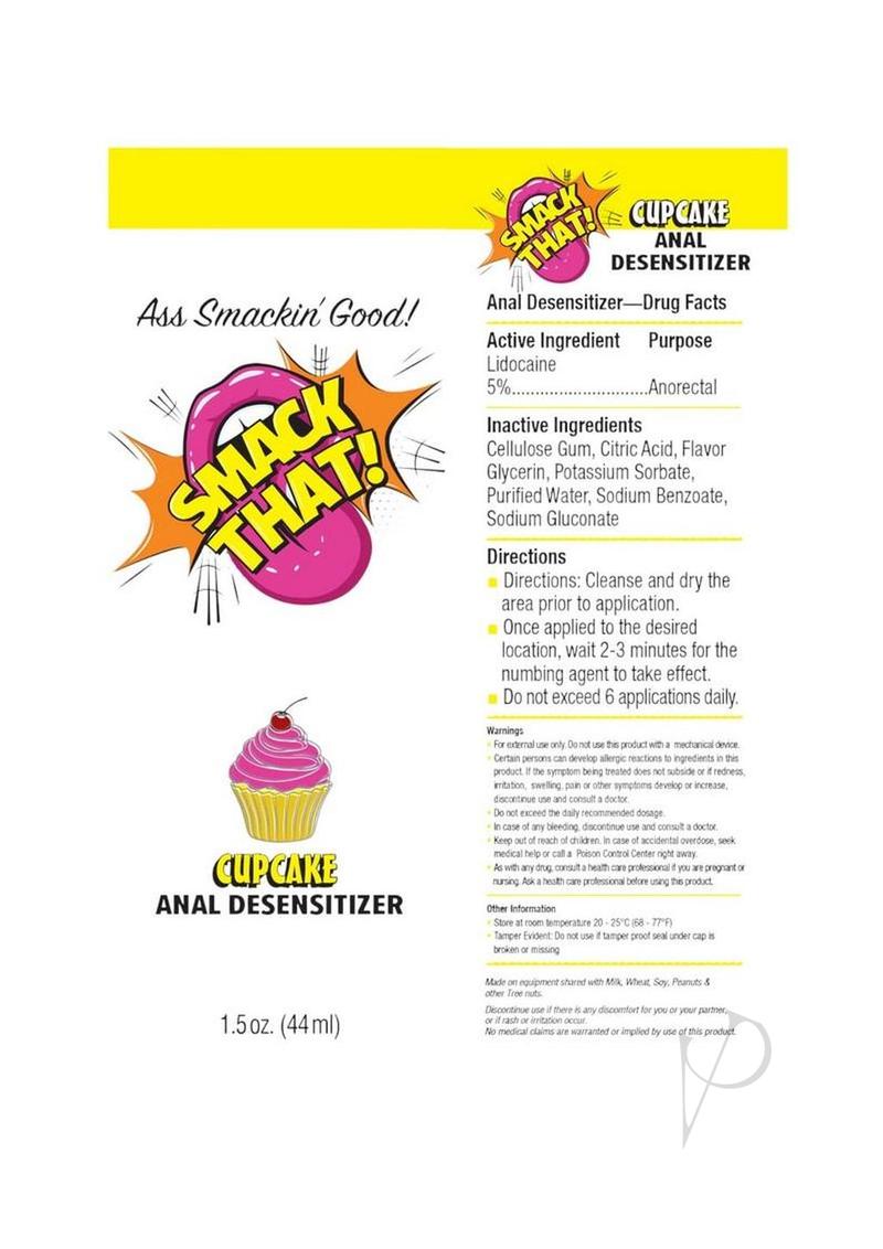 Smack That Anal Desensitizer 1.5oz - Cupcake