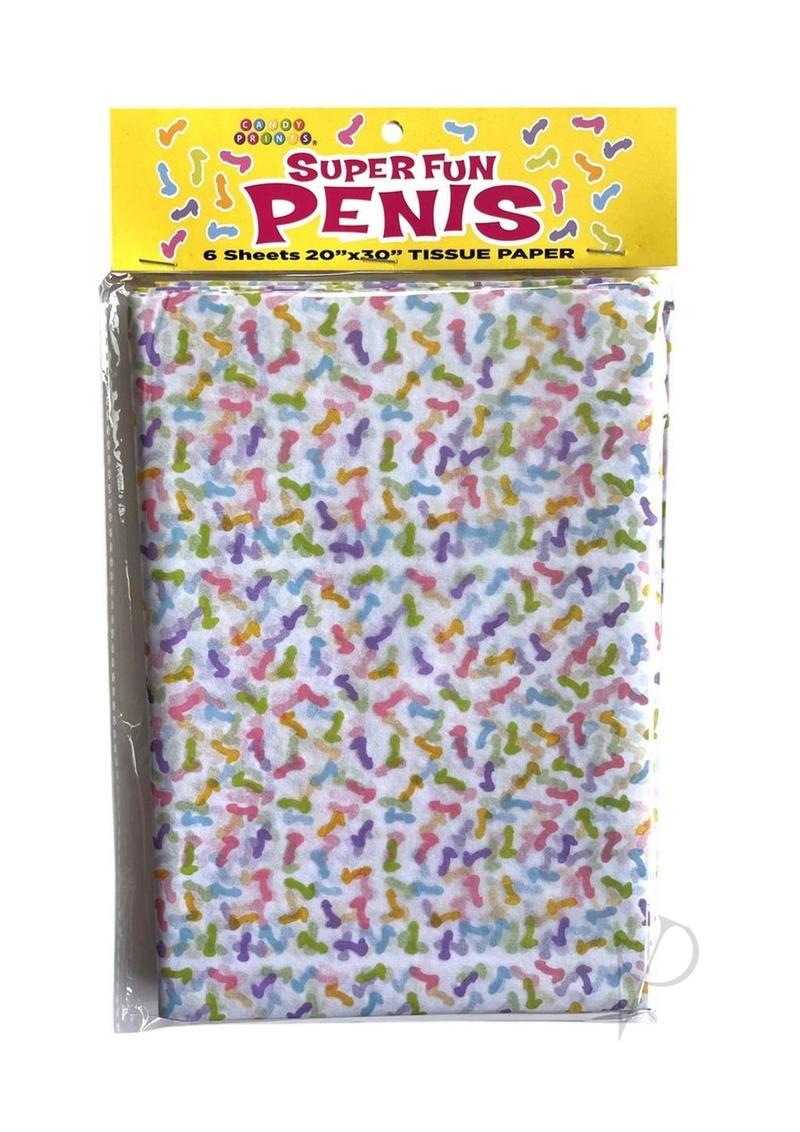 Super Fun Penis Tissue Paper