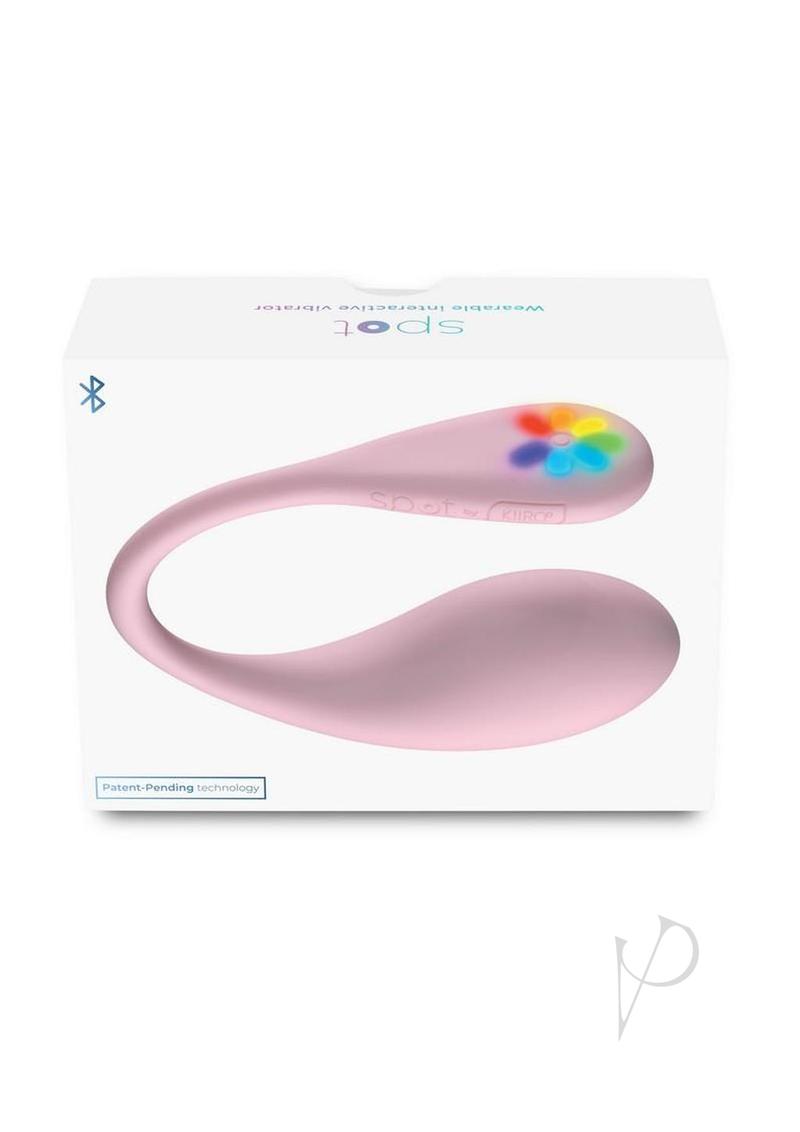 Kiiroo Spot Interactive Rechargeable Silicone Wearable Vibrating Egg - Pink