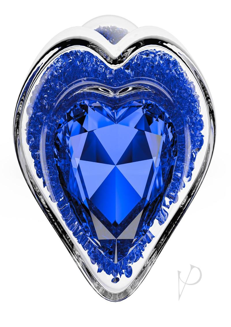 Oh My Gem Prestige Glass Anal Plug - Blue