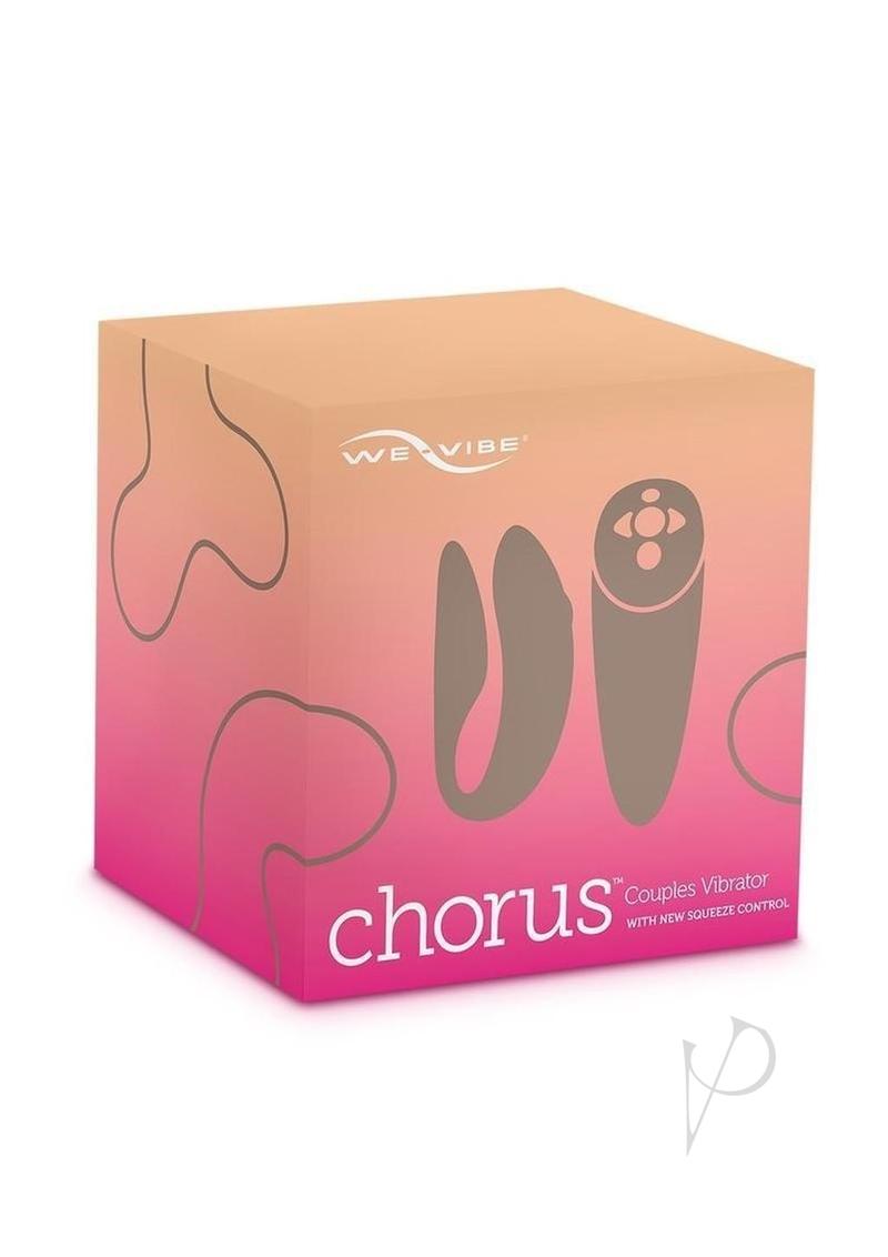 We-Vibe Chorus Rechargeable Couples Vibrator with Squeeze Remote Control - Cosmic Pink