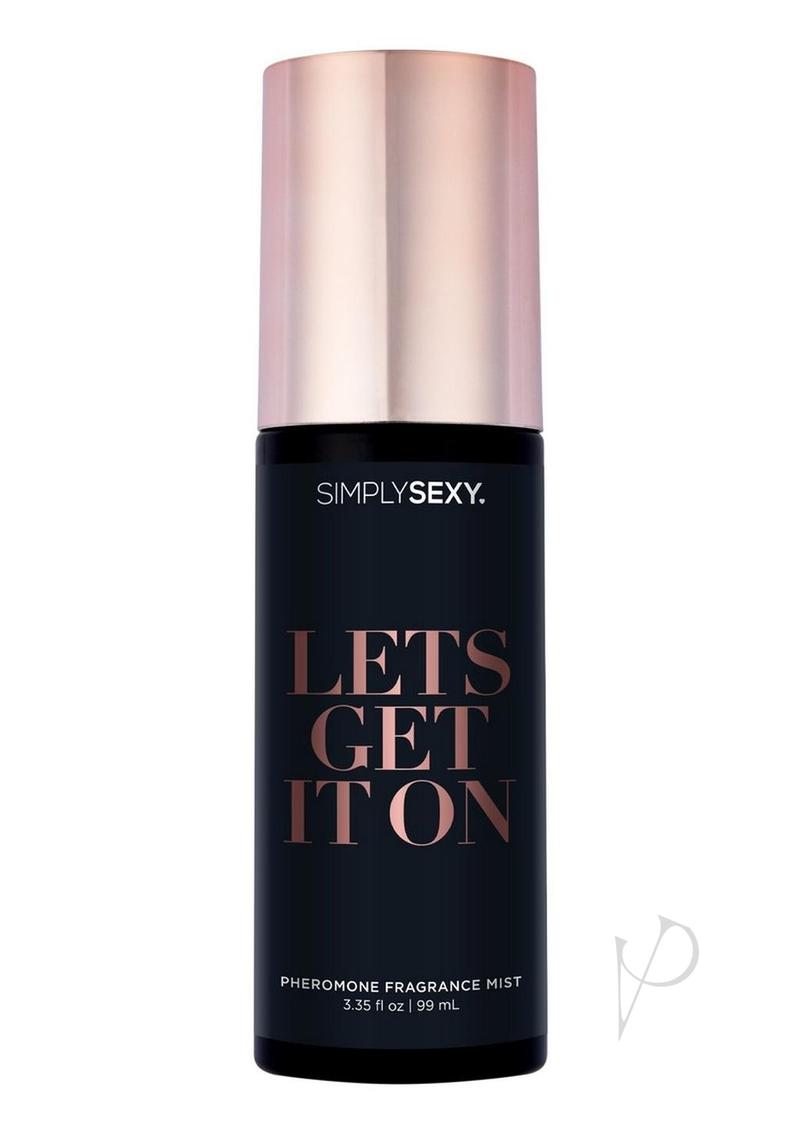 Simply Sexy Pheromone Body Mist Let`s Get It On 3.35oz