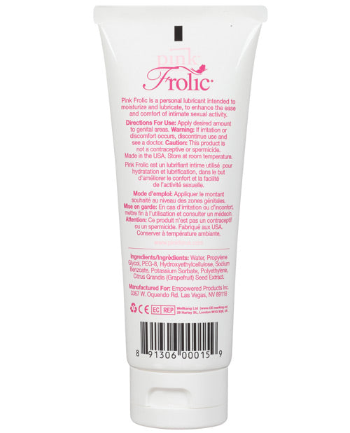 Pink Frolic Water Based Gel Lubricant 3.3oz