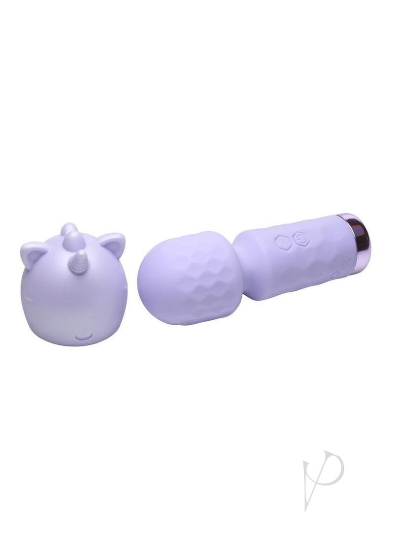 Bang Unicorn Rechargeable Silicone Wand - Purple