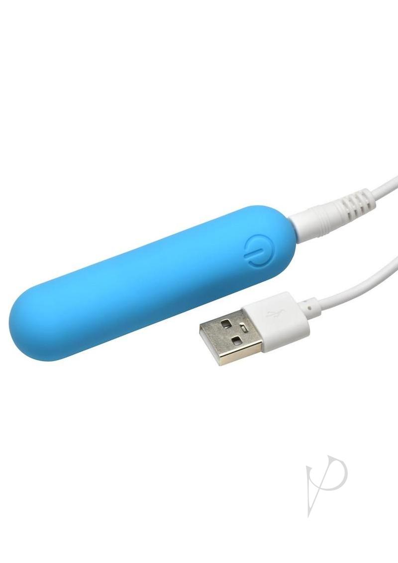 Bang Flexible Rechargeable Silicone Bullet - Blue