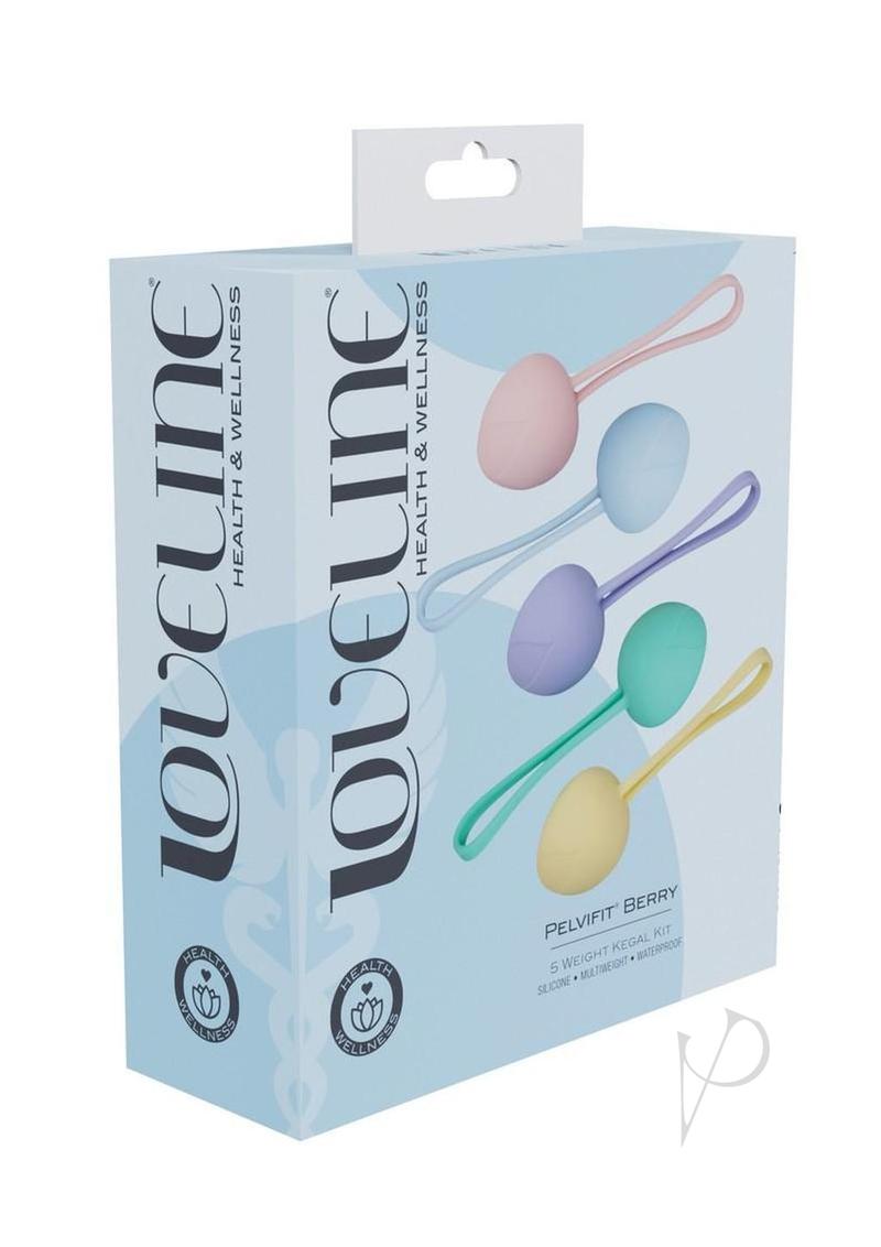 Loveline PelviFit Berry Multiweight Kegel Kit - Multicolor