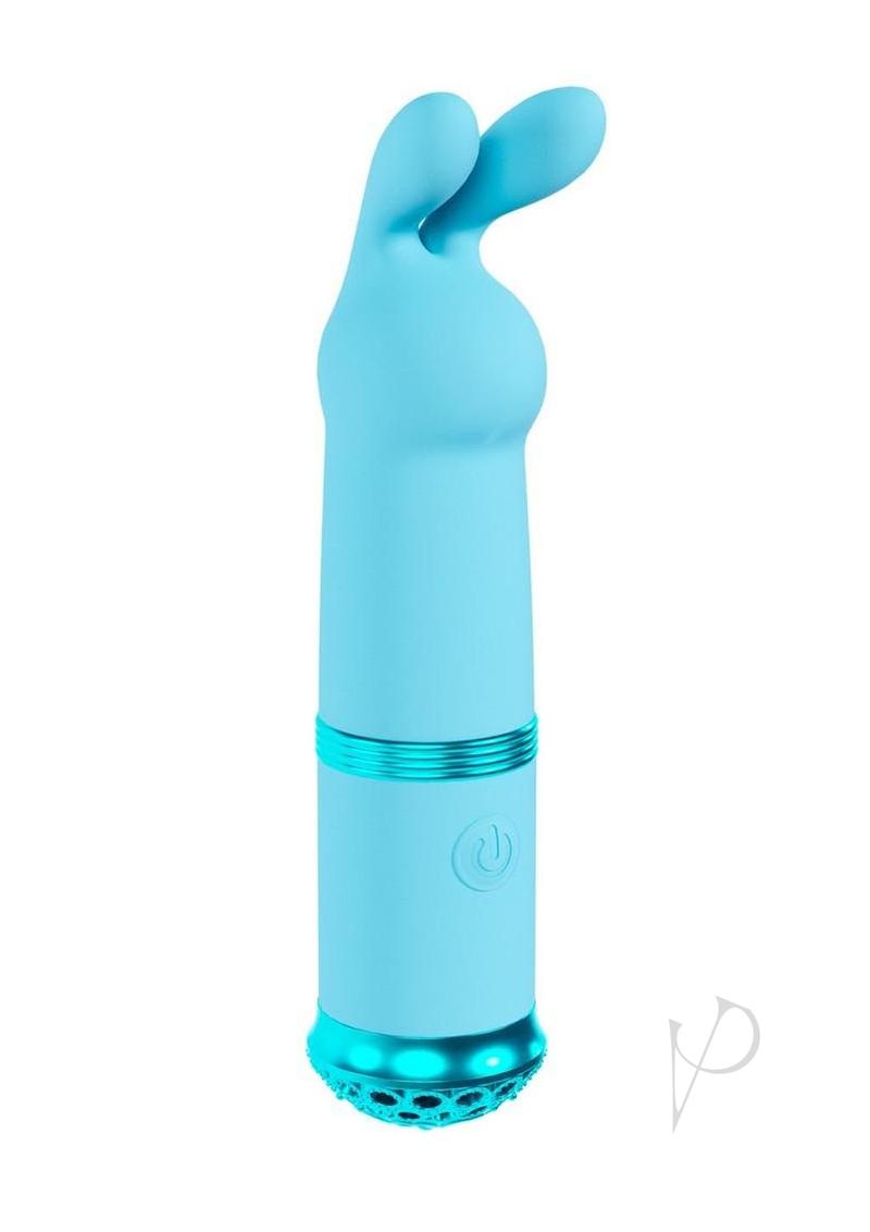 Loveline Reve 10 Function Silicone Rechargeable Mini Rabbit - Blue