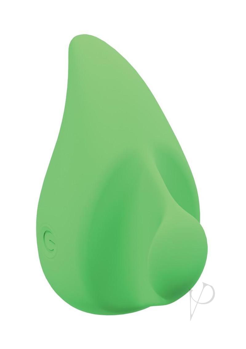 Loveline ErgoDrop 10 Function Rechargeable Silicone Massager - Green