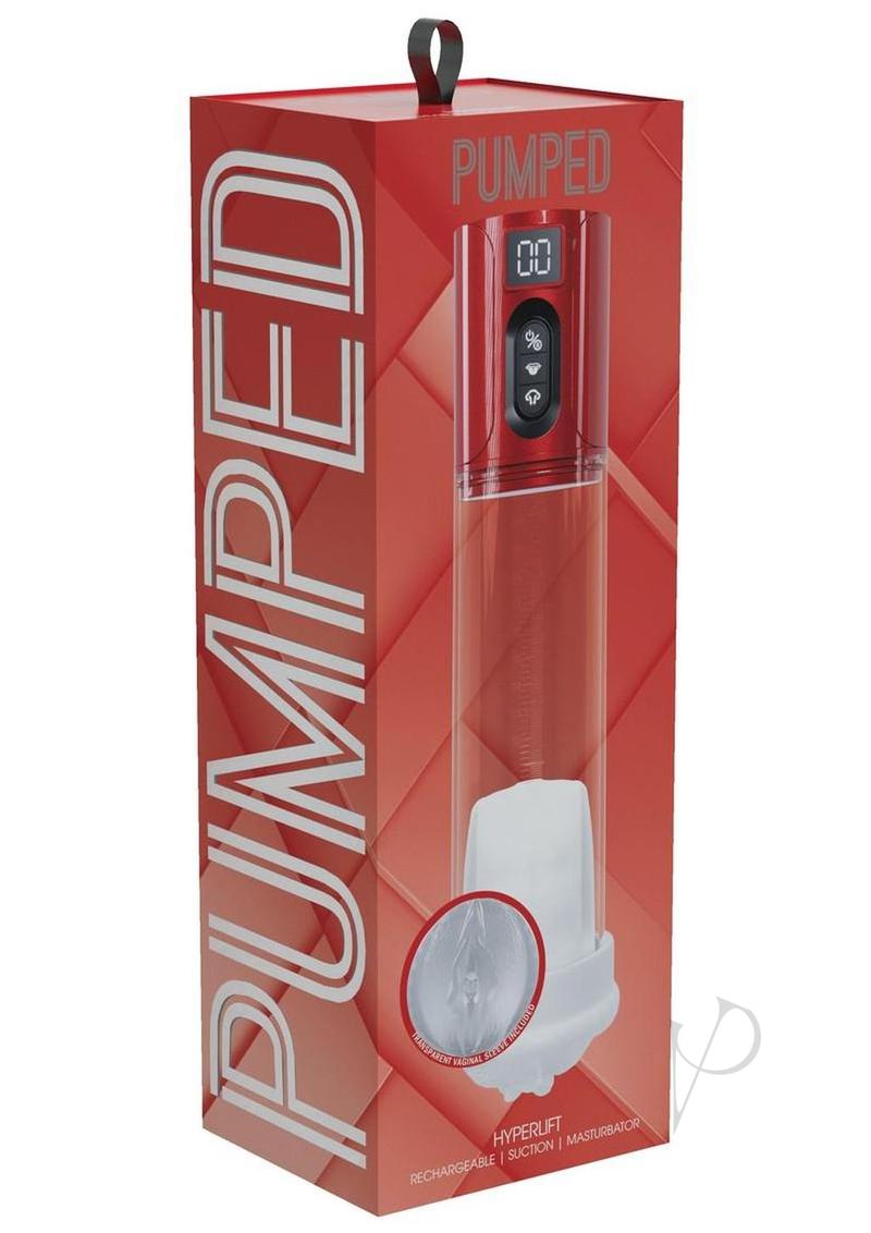 Pumped HyperLift 7 Function Masturbator - Metallic Red