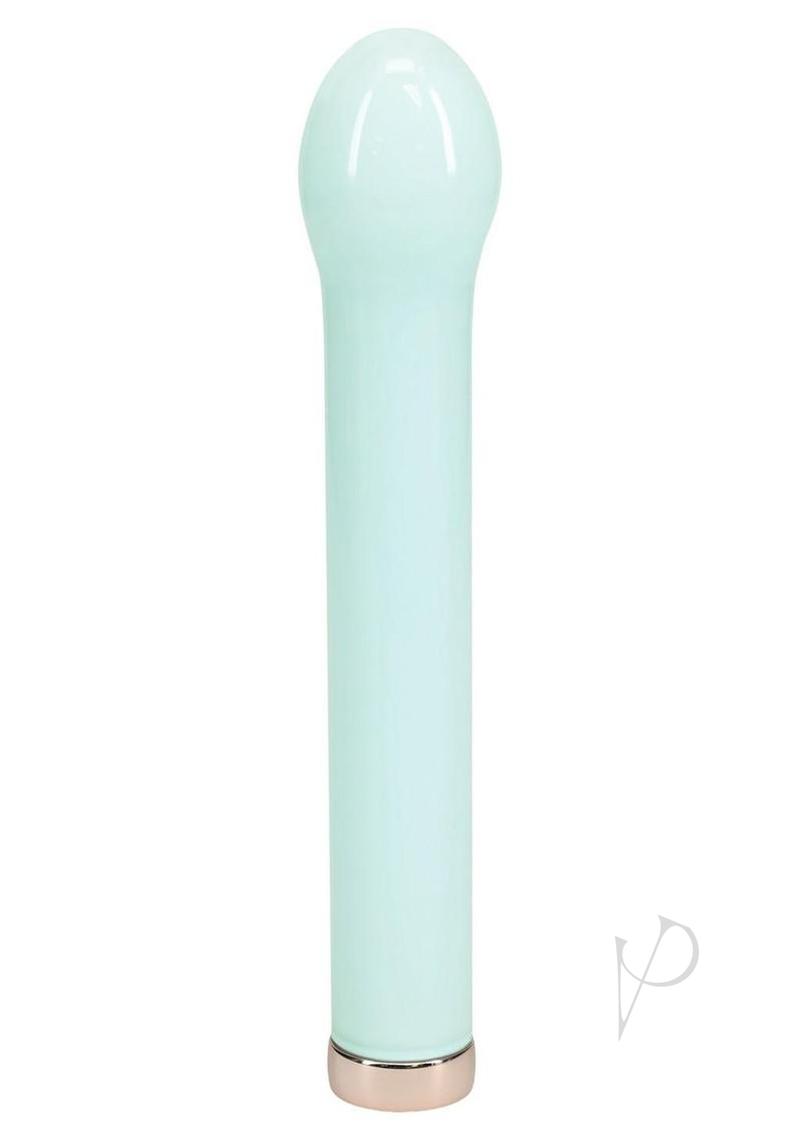 Loveline Celestia 10 Function Rechargeable Glass Bulb Tip Vibrator 6.3in - Green