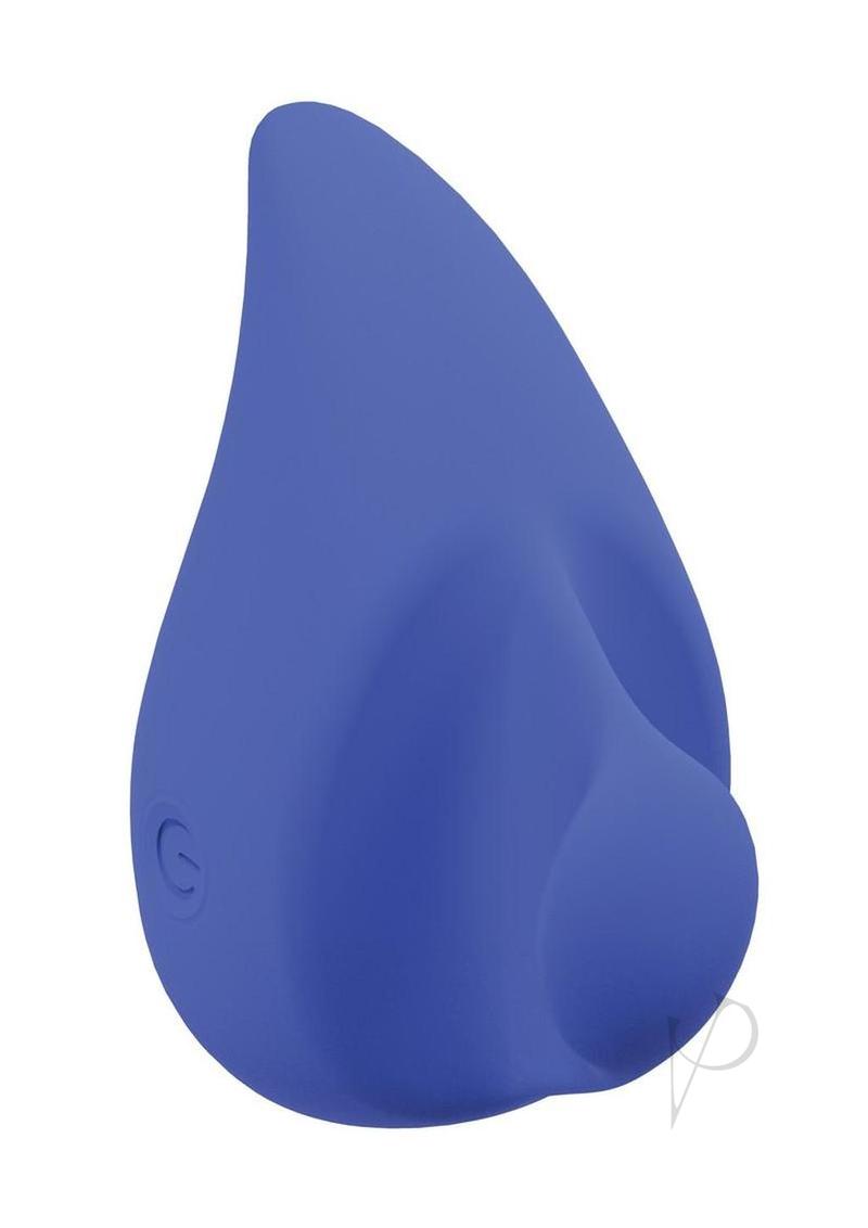 Loveline ErgoDrop 10 Function Rechargeable Silicone Massager - Blue