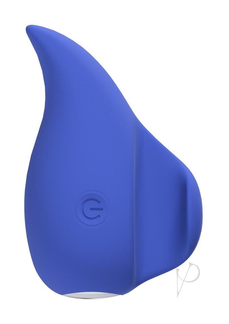 Loveline ErgoDrop 10 Function Rechargeable Silicone Massager - Blue