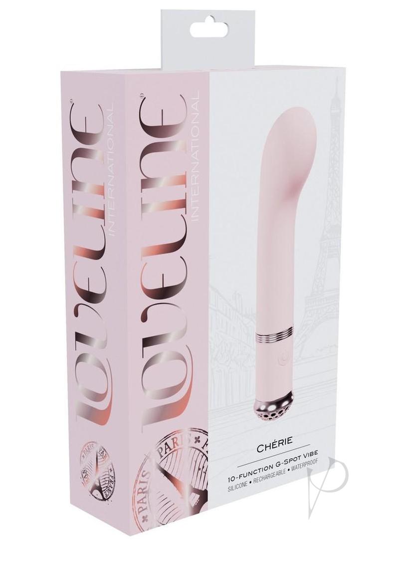 Loveline Cherie 10 Function G-Spot Silicone Rechargeable Vibrator - Pink