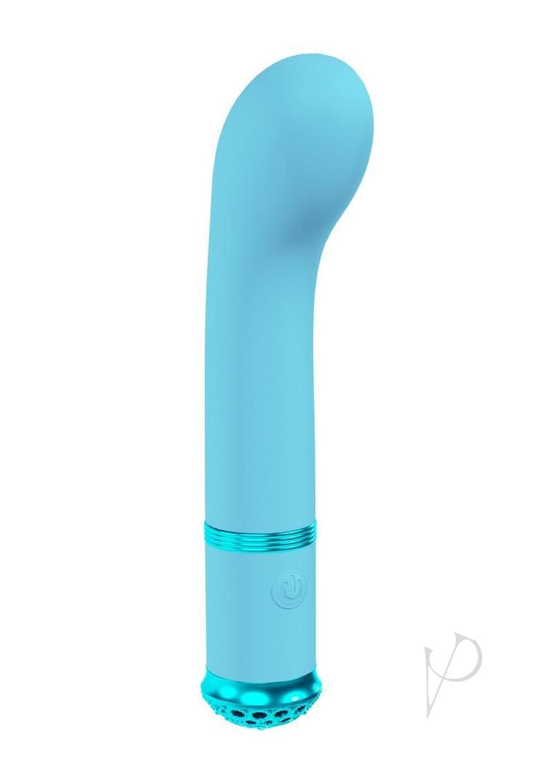 Loveline Cherie 10 Function G-Spot Silicone Rechargeable Vibrator - Blue