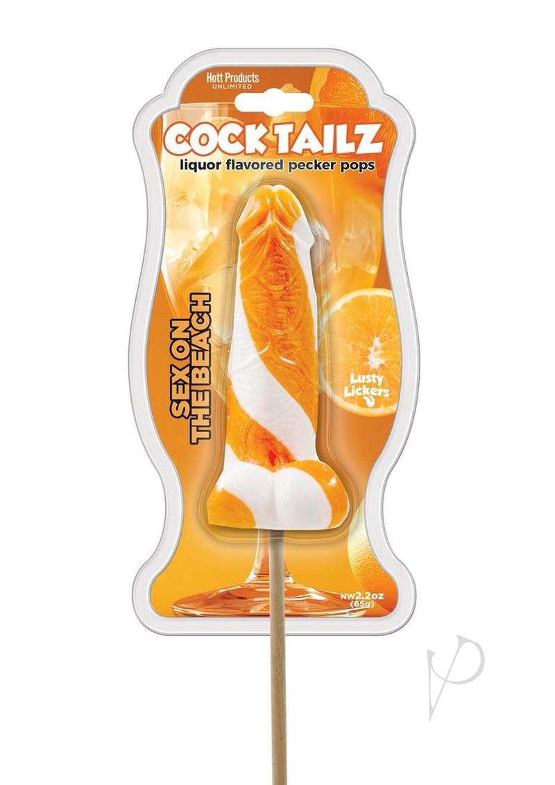 Cocktailz Liquor Flavored Pecker Pops - Sex on the Beach