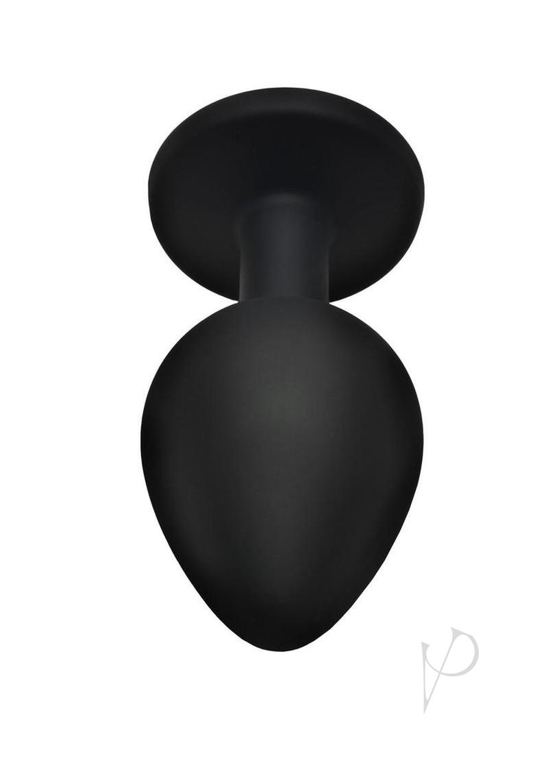 Creature Cocks Green Eye Silicone Butt Plug - Medium - Black/Green