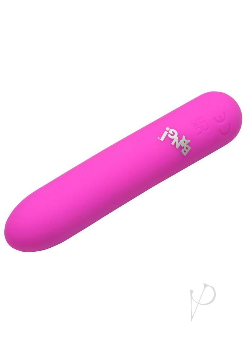 Bang Tapered Flexible Silicone Rechargeable Bullet - Pink