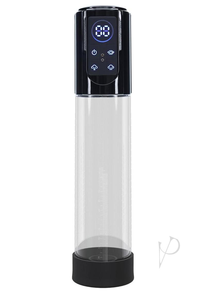 Pumped MegaLift Automatic 6 Function Rechargeable Penis Pump - Black