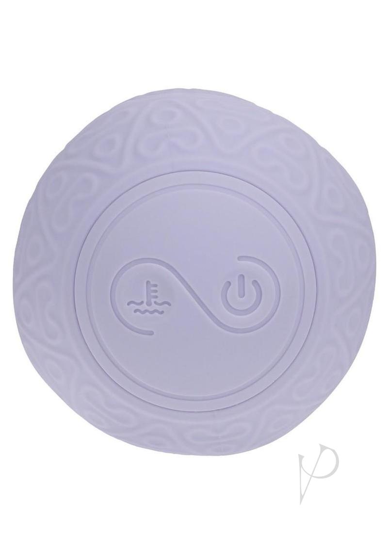 Loveline ComfortPulse 10 Function Vibrating Rechargeable Silicone Duo Massager - Lavender