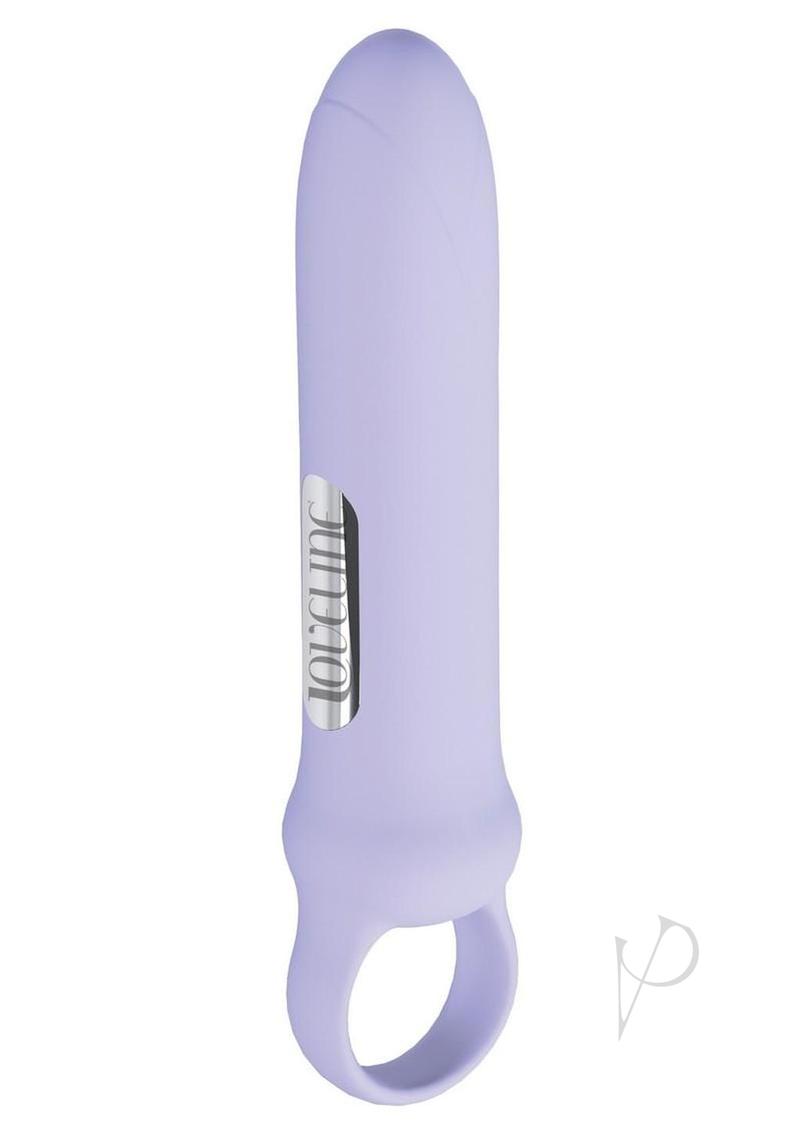 Loveline Harmony Loop Grip 10 Function Rechargeable Silicone Vibrator - Lavender