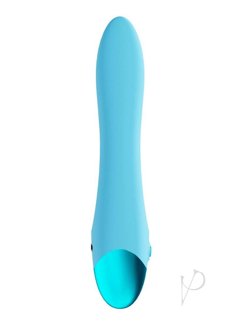 Loveline Amour 10 Function Rechargeable Silicone Vibrator - Blue