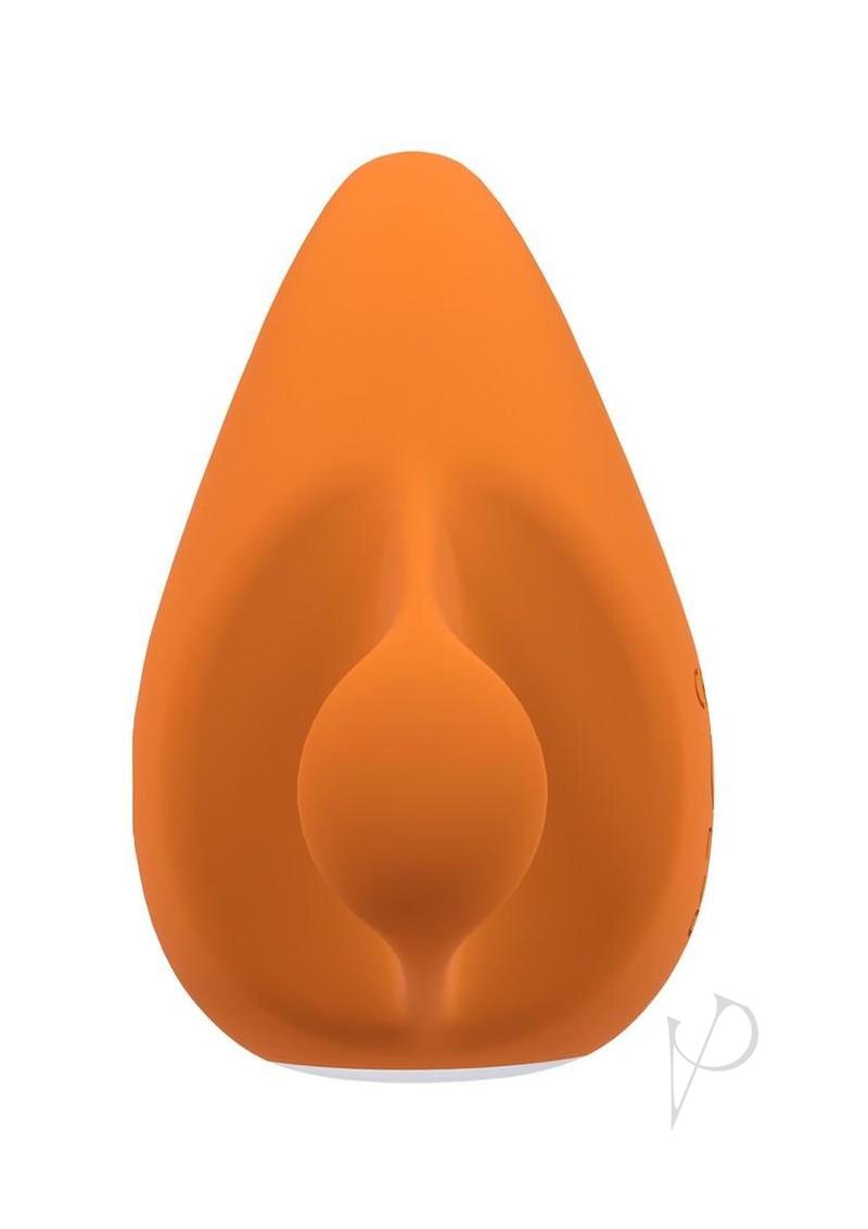 Loveline ErgoDrop 10 Function Rechargeable Silicone Massager - Orange