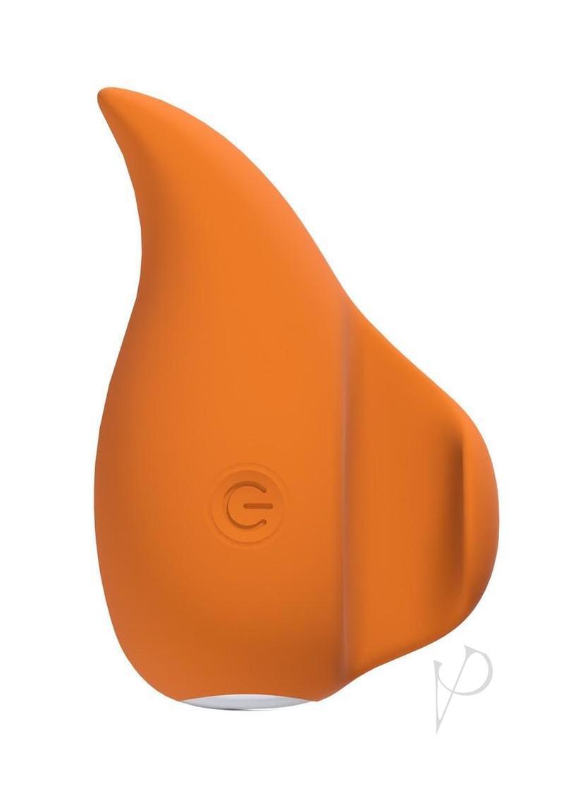 Loveline ErgoDrop 10 Function Rechargeable Silicone Massager - Orange