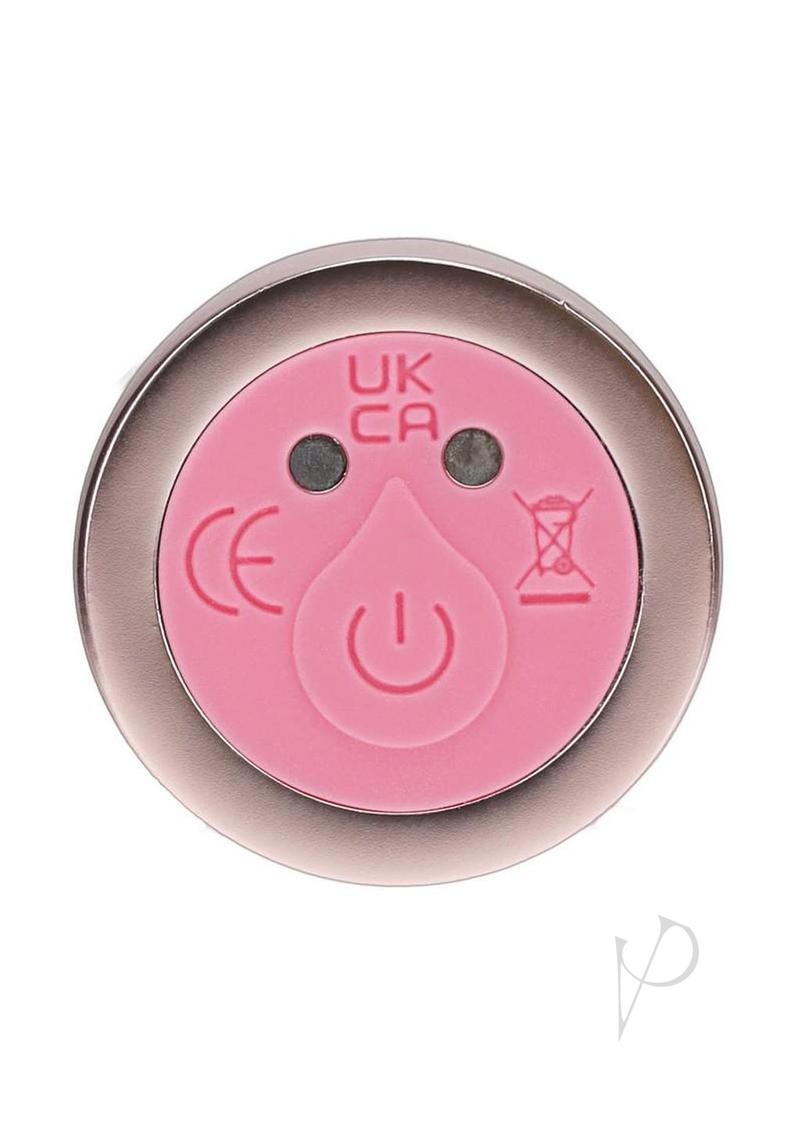 Loveline Celestia 10 Function Bulb Tip Rechargeable Glass Vibrator - Pink