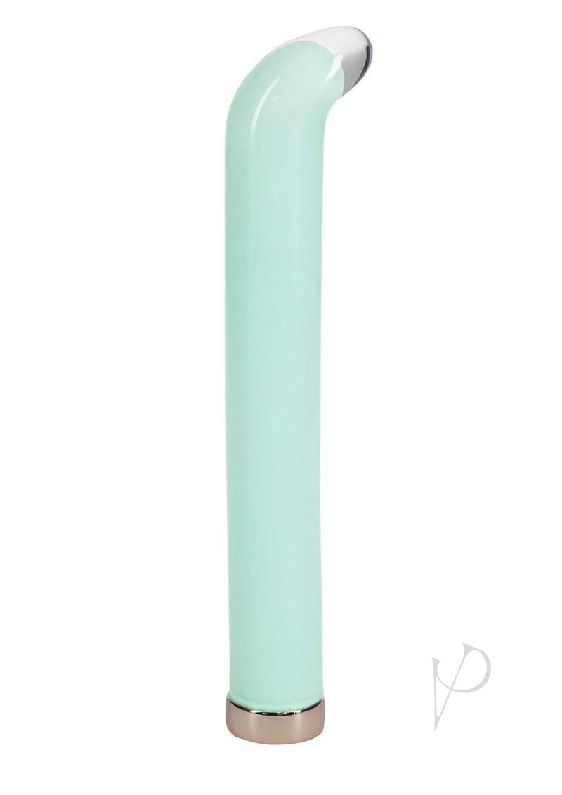 Loveline Aurora 10 Function G-Spot Rechargeable Glass Vibrator 6.3in - Green