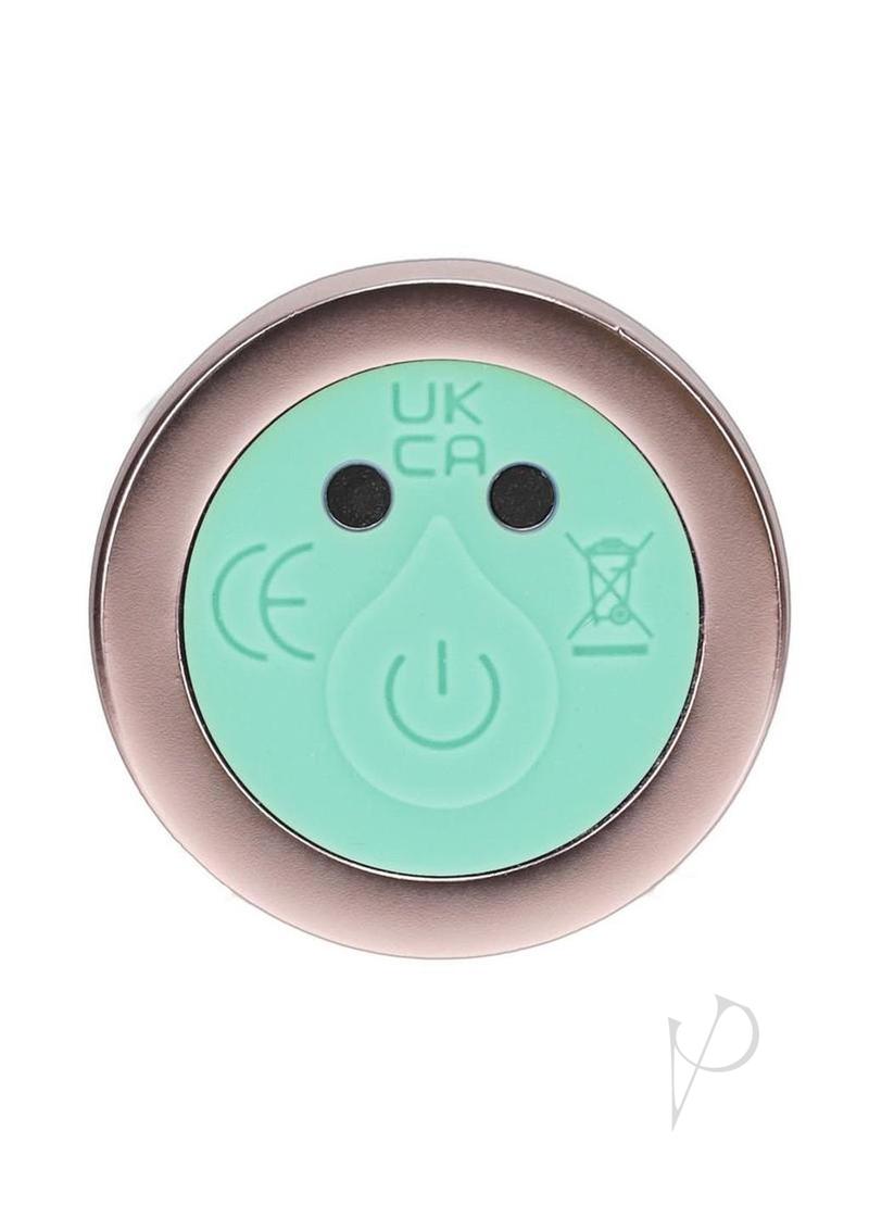 Loveline Aurora 10 Function G-Spot Rechargeable Glass Vibrator 6.3in - Green