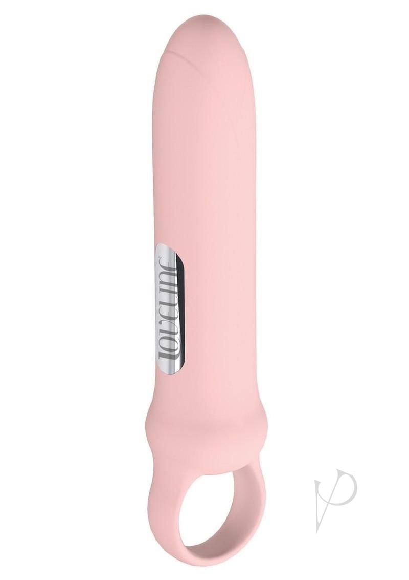 Loveline Harmony Loop Grip 10 Function Rechargeable Silicone Vibrator - Pink