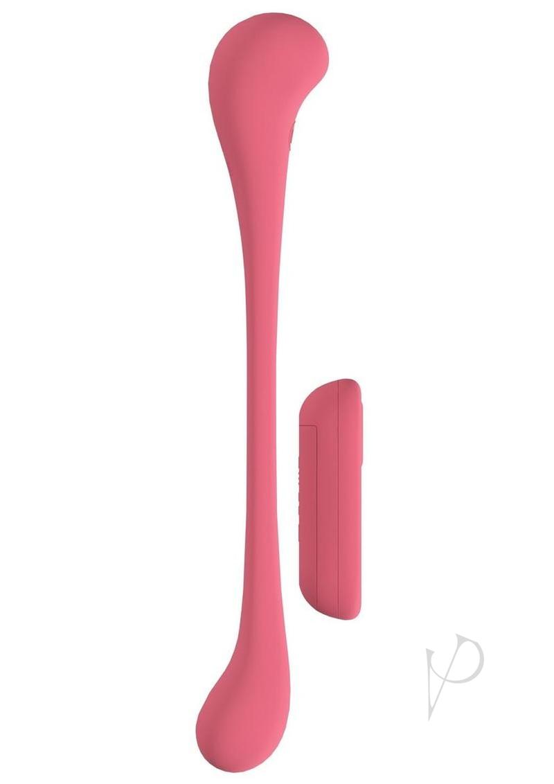 Loveline FlexEase Bend 10 Function Rechargeable Silicone Vibrator - Pink