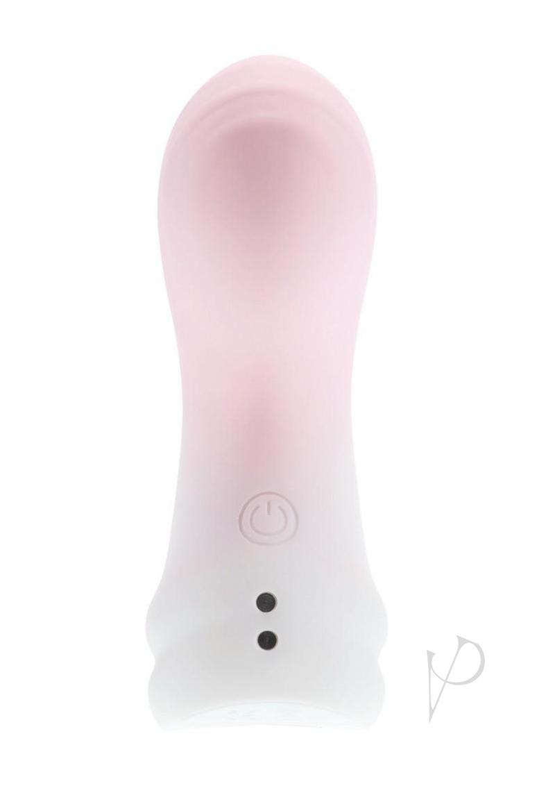 Loveline Mist 10 Function Rechargeable Silicone Finger Vibrator - Pink