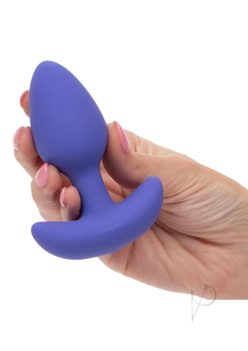 CalExotics Connect Tapered Probe Rechargeable Silicone App Compatible Anal Vibrator - Purple