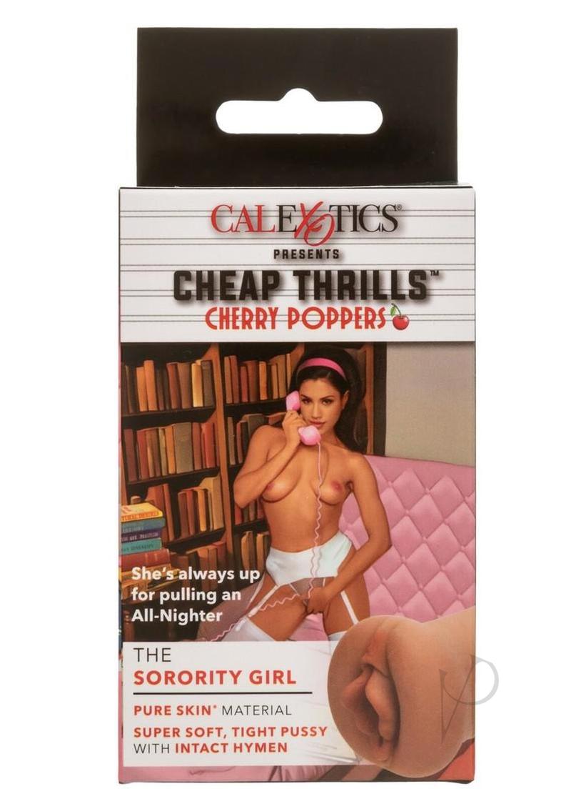 Cheap Thrills Cherry Poppers The Sorority Girl Stroker - Pussy - Vanilla