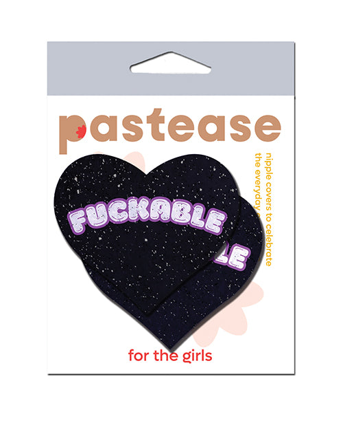 Pastease FCKABLE Heart - Black/Pink O/S