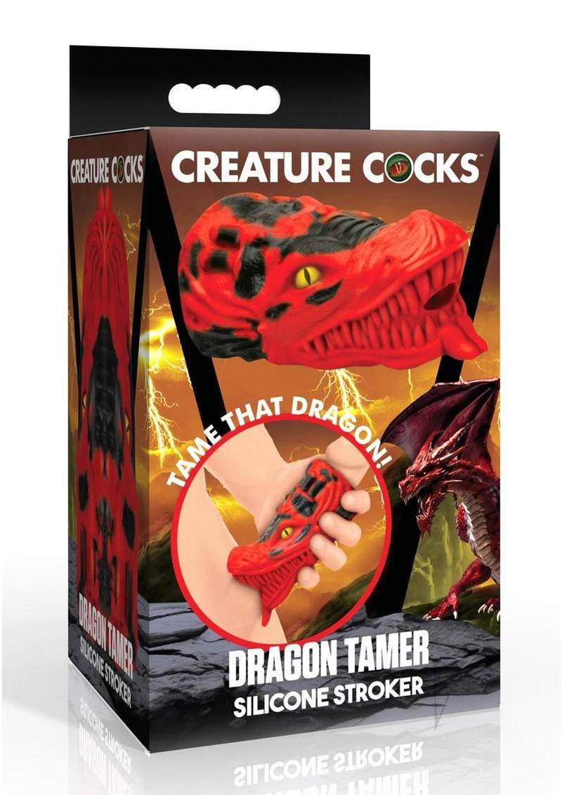 Creature Cocks Dragon Tamer Silicone Stroker - Red