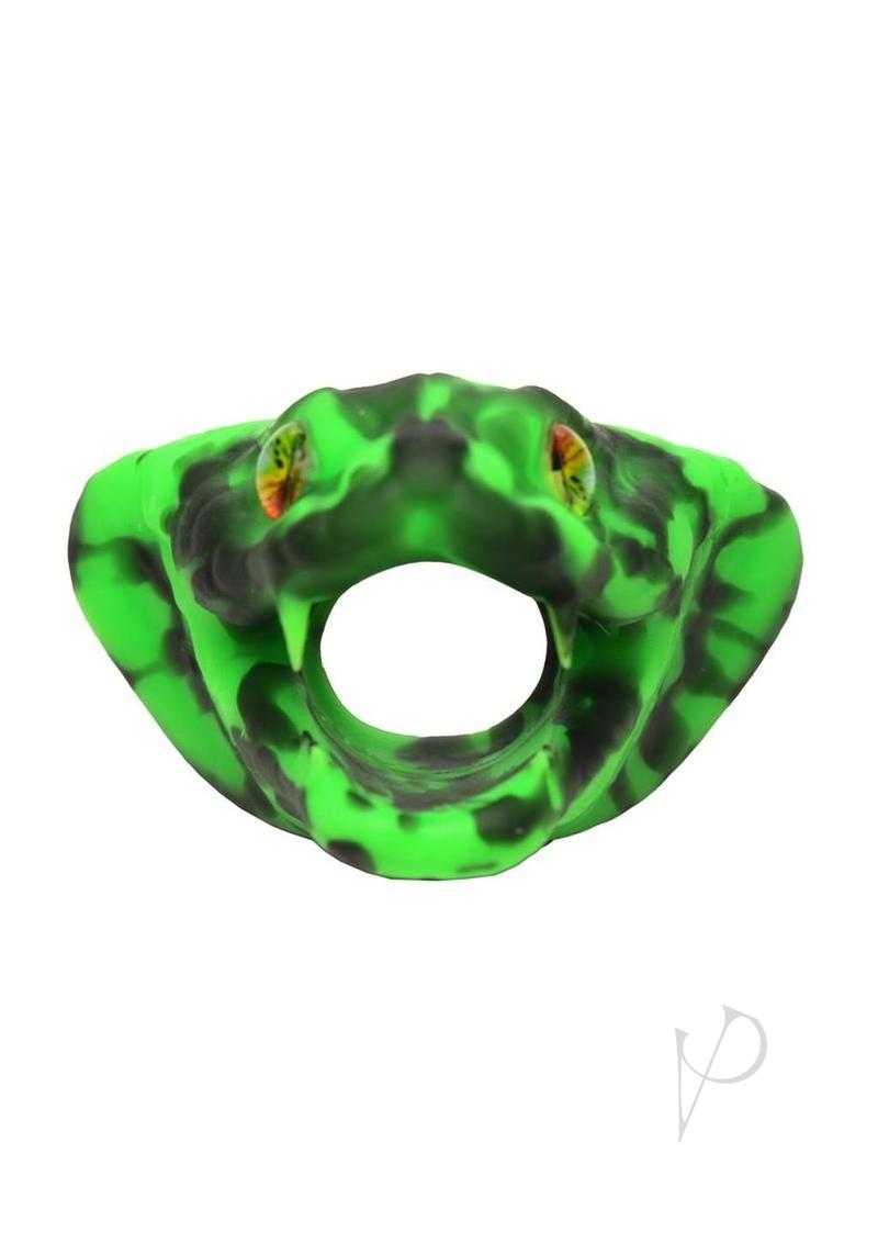 Creature Cocks Master Cobra Silicone Cock Ring - Green