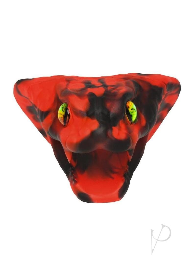 Creature Cocks Master Cobra Silicone Cock Ring - Red