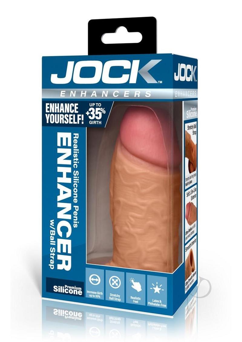 Jock Enhancers Silicone Penis Extension Sleeve - Vanilla