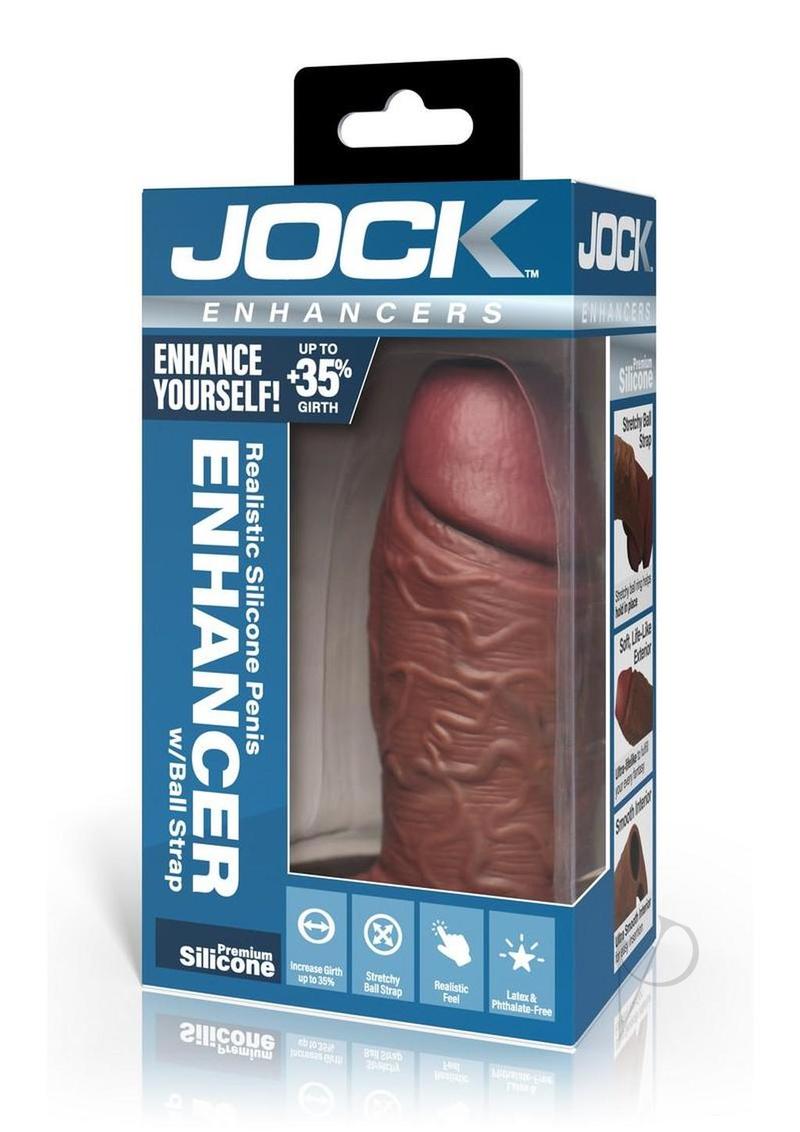 Jock Enhancers Silicone Penis Extension Sleeve - Caramel