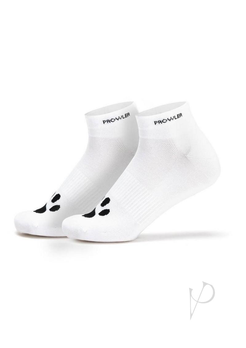 Prowler RED Ankle Socks Just a Hole  - White/Black
