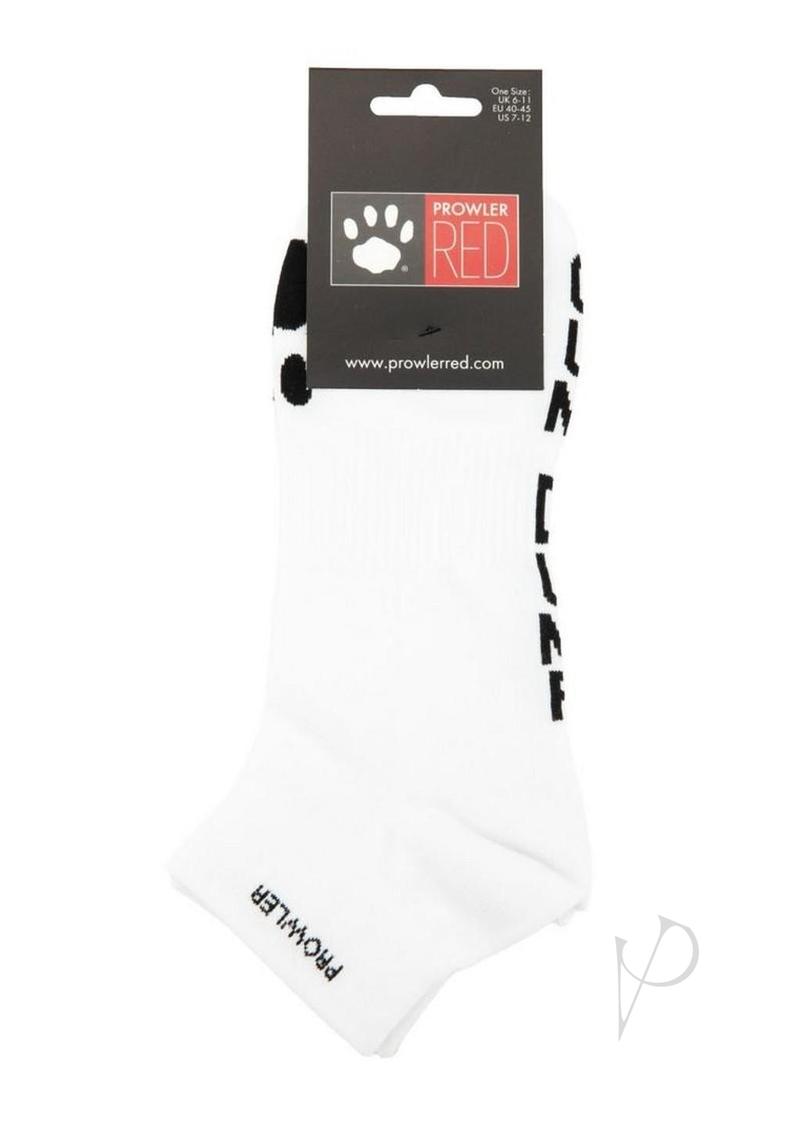 Prowler RED Ankle Socks Cum Dump  - White/Black
