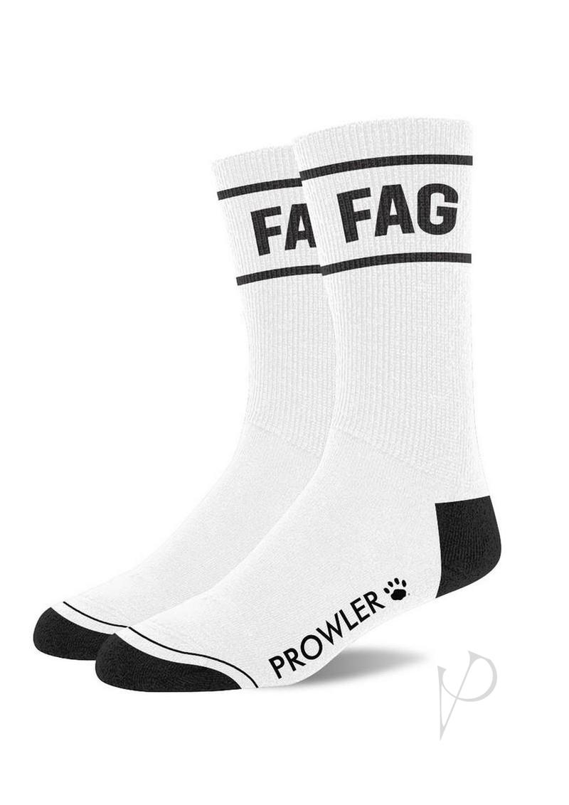 Prowler RED Fag Socks - White/Black