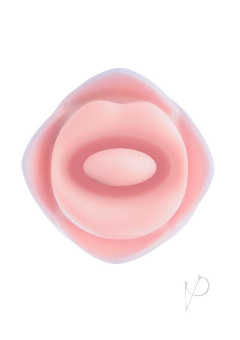 Blush collection Kissing Rose Rechargeable Silicone Clitoral Stimulator - Pink