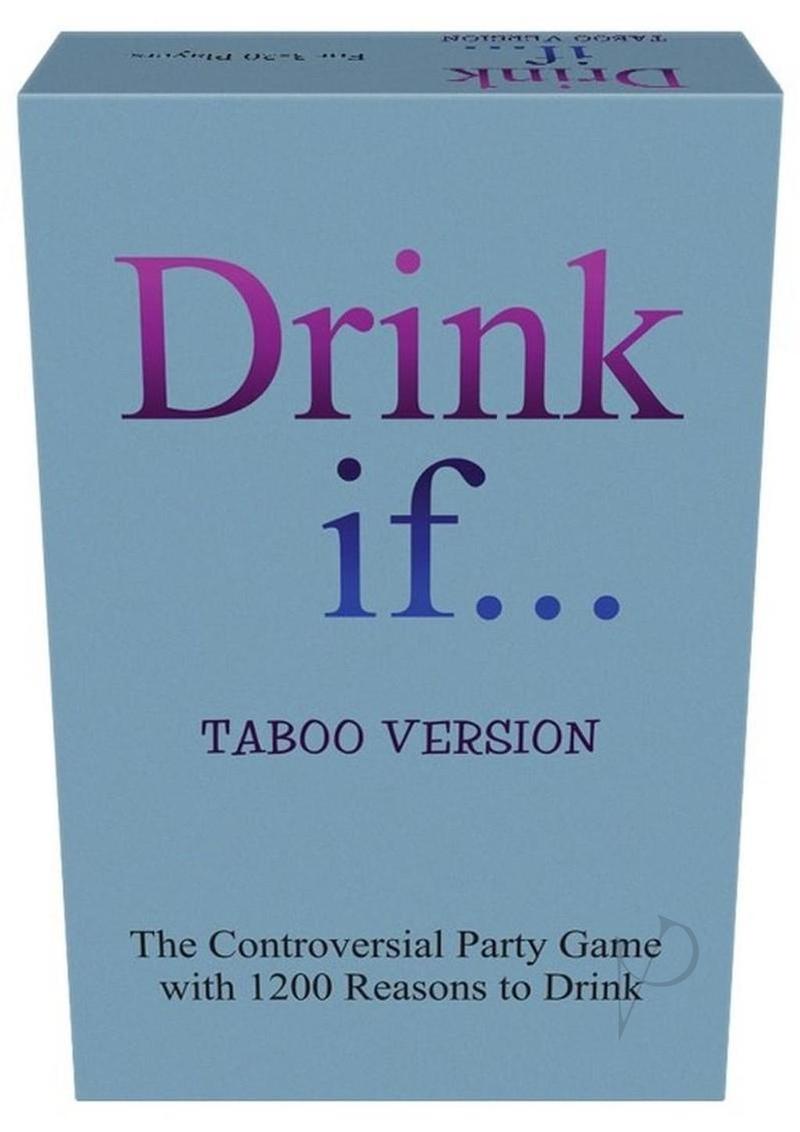Drink If... Taboo Drinking Game
