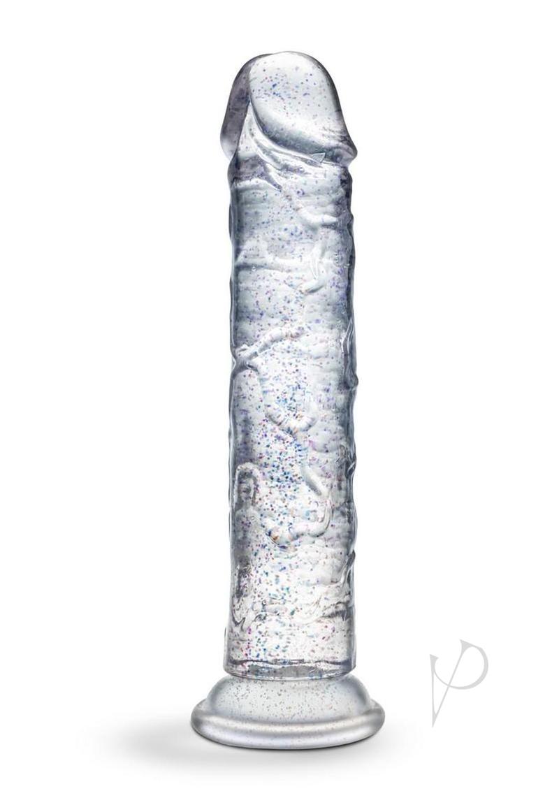 Naturally Yours Gala Dildo 6in - Sparkling Clear