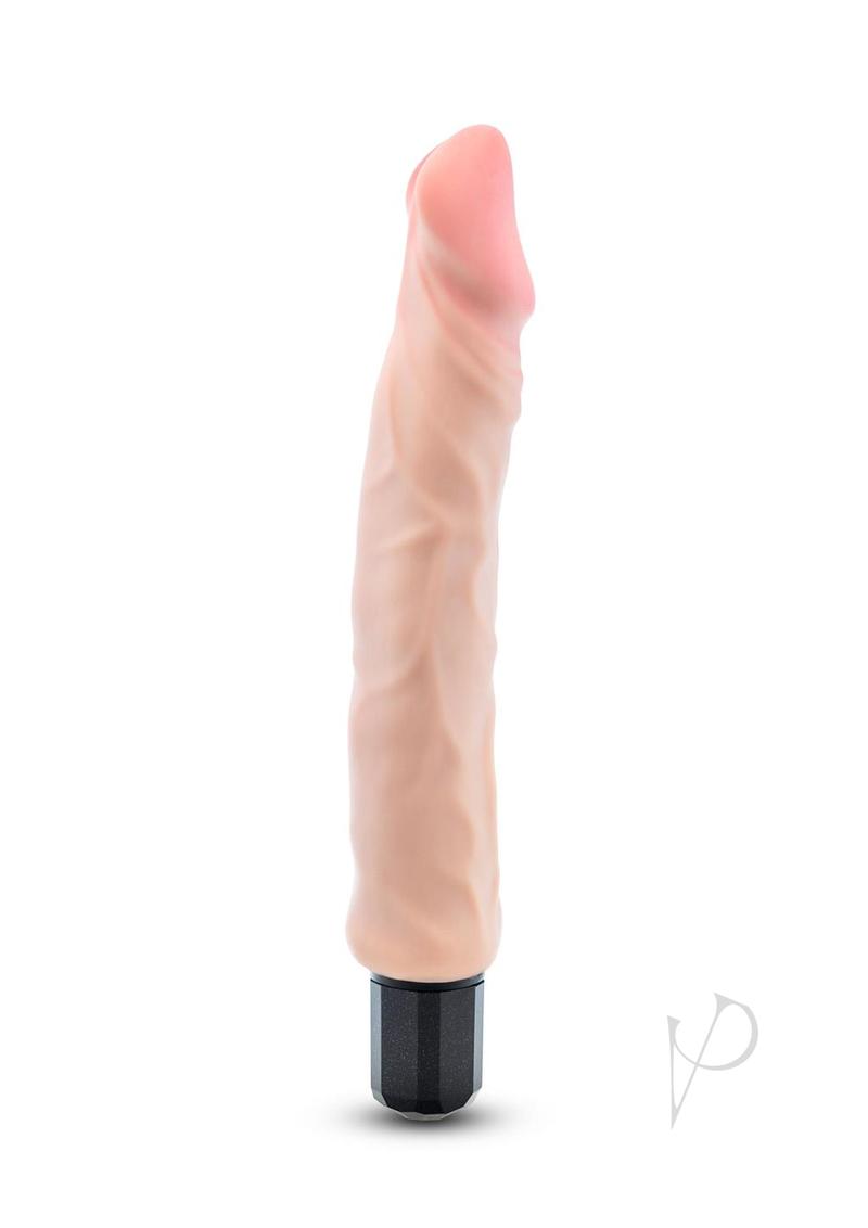 Au Naturel Big Easy Vibrating Dildo 9in - Vanilla
